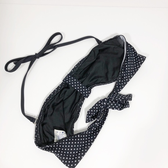 Land’s End Canvas 1963 Polka Dot Swim Top - Picture 2 of 4